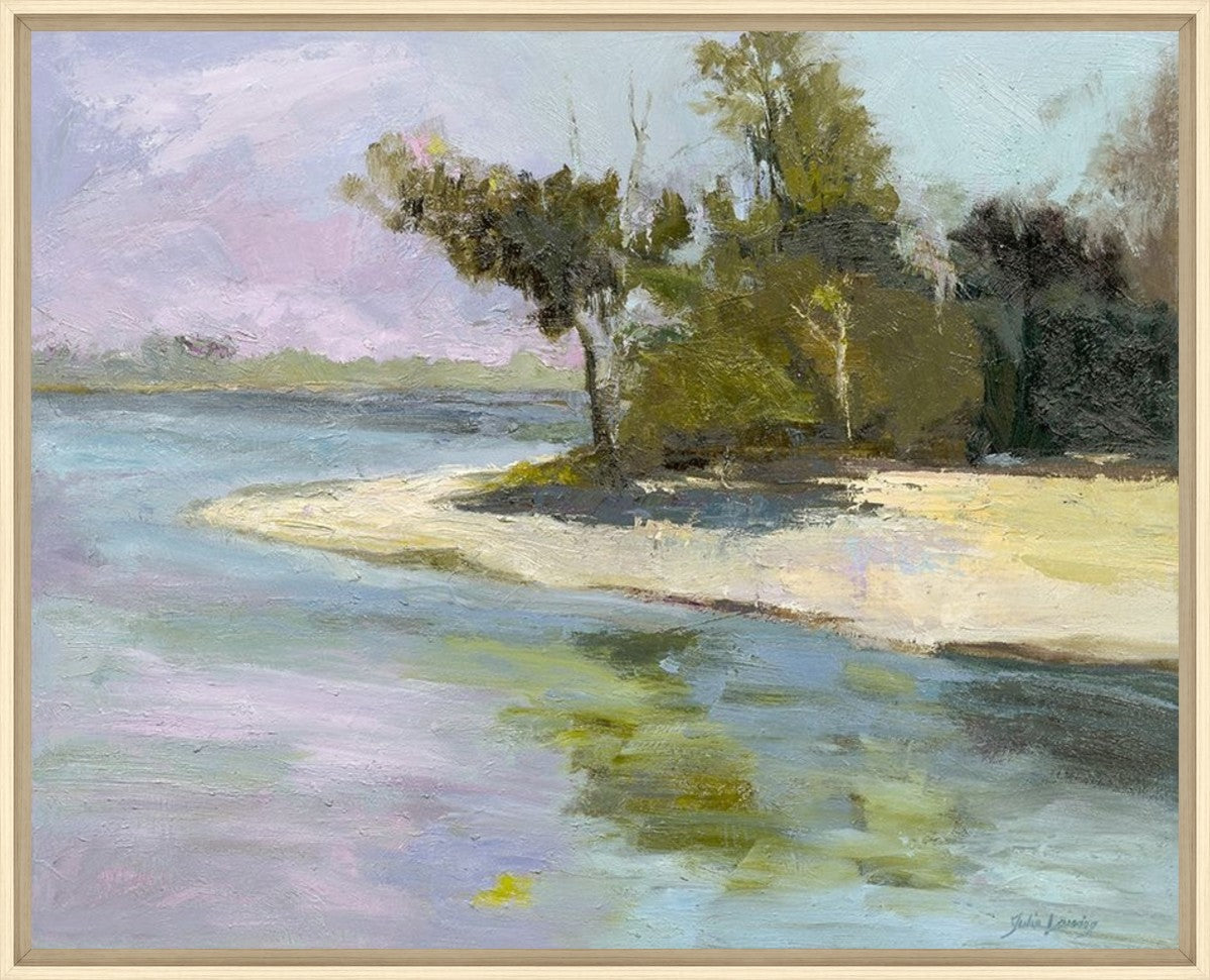 Isle of Serenity 20" x 16" Wood frame