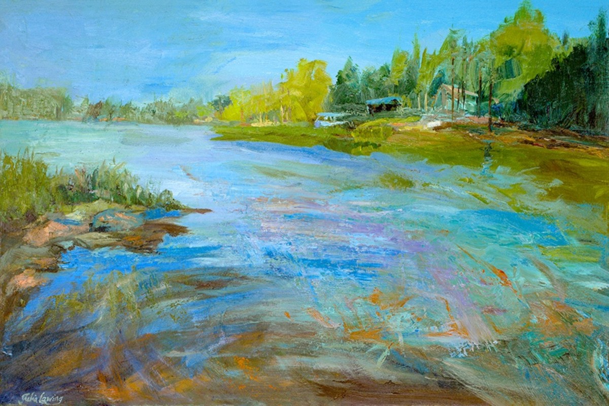 Tranquil Retreat 30" x 20" Unframed frame