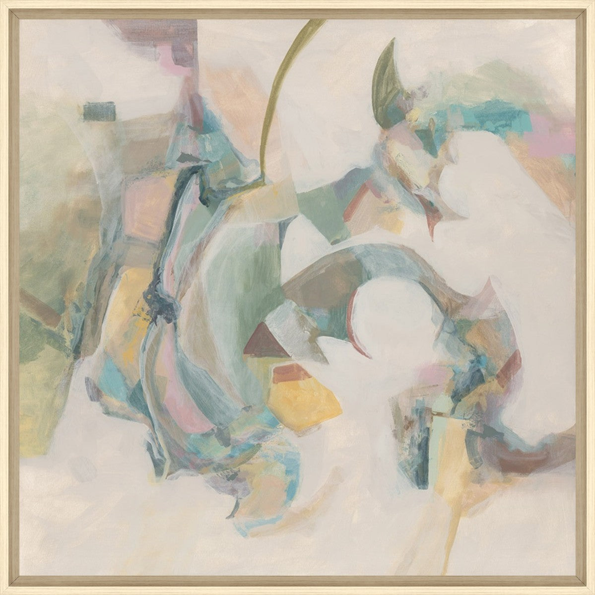 Whispering Current 16" x 16" Wood frame
