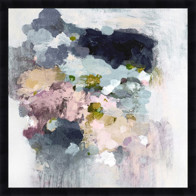 Abstract Harmony, 38" x 38", Black frame