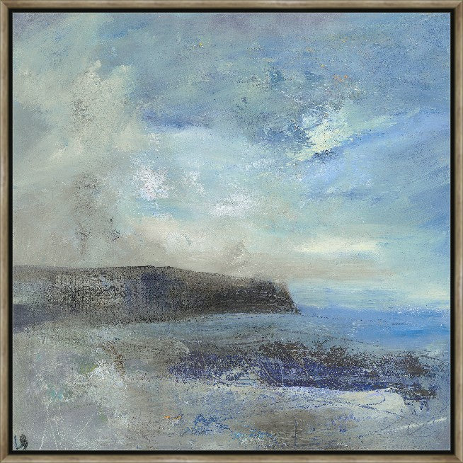 Iron Ore Cliff, 38" x 38", Gold frame