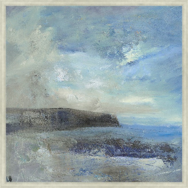 Iron Ore Cliff, 38" x 38", Silver frame