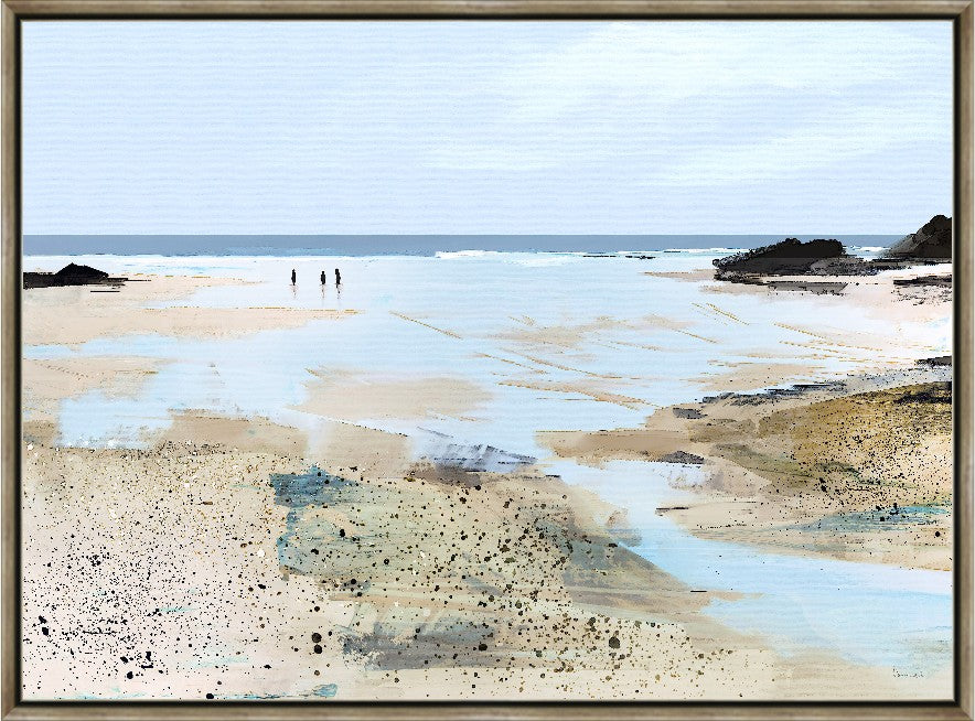 Walk on Water, 48" x 35", Gold frame