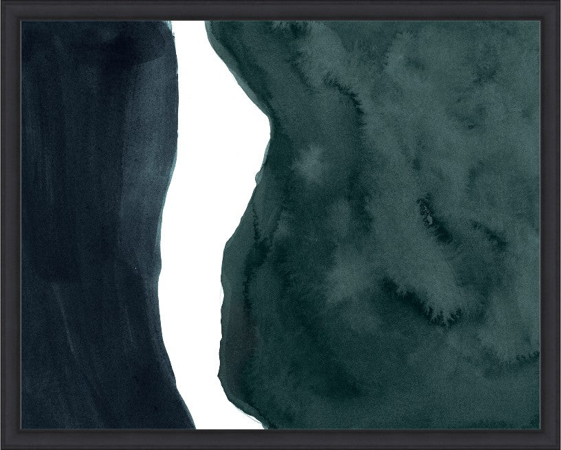 Verdant Echo, 38" x 30", Black frame
