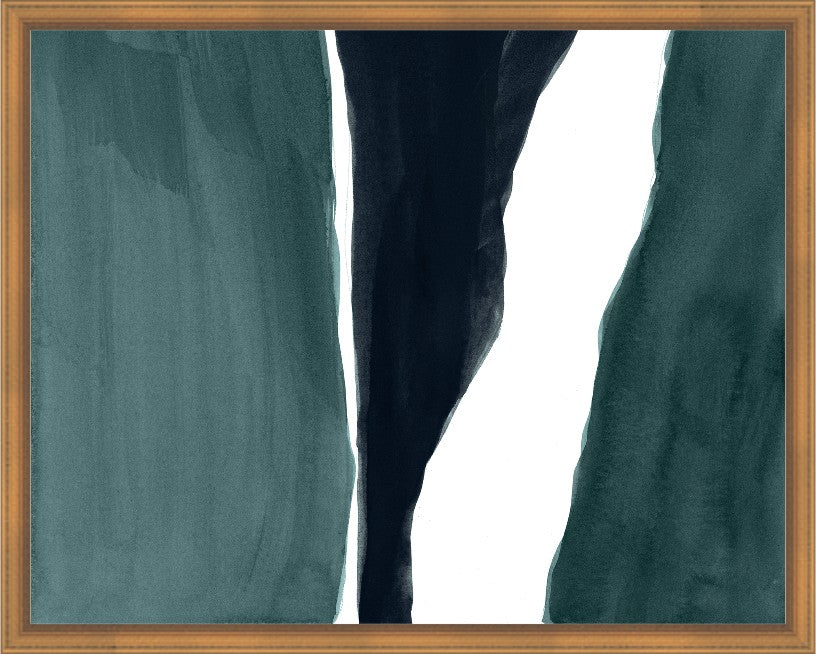 Verdant Essence, 38" x 30", Gold frame